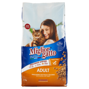 Migliorgatto Adult Croccantini con Pollo e Tacchino - 2kg
