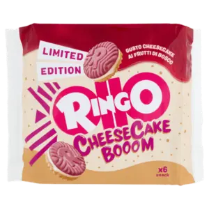 Ringo Cheesecake Biscotto Gusto Cheesecake ai Frutti di Bosco Limited Edition - 165g