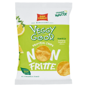 San Carlo  Benessere Veggy Good Protein Chips al Limone e Timo - 65g