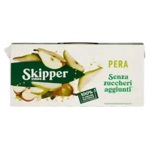 Zuegg Skipper Pera Senza Zuccheri Aggiunti - 3 x 200 ml (600 ml complessivi)