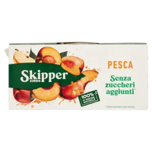 Zuegg Skipper Pesca Senza Zuccheri Aggiunti - 3 x 200 ml (600 ml complessivi)