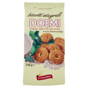 DOEMI,D'ONOFRIO - BISCOTTI INTEGRALI - 750 G