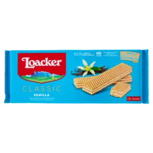 LOACKER CLASSIC VANILLA WAFER CON CREMA ALLA VANIGLIA BOURBON DEL MADAGASCAR WAFERS 175G