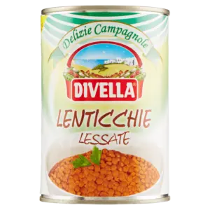 DIVELLA - LENTICCHIE LESSATE - 400GR