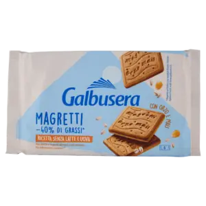 GALBUSERA MAGRETTI -40% DI GRASSI CON ORZO E MAIS 6 X 58,3 G