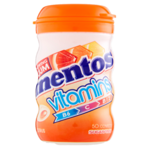 MENTOS CON VITAMINE GUSTO CITRUS 50 CONFETTI 100 G
