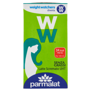 Parmalat Weight Watchers Latte Scremato UHT (noto anche come Latte Punto) -500ml