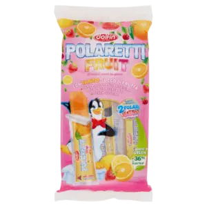 Polaretti Fruit Green Ghiaccioli Pronti da Gelare Assortiti - 420 ml (10 pezzi x 42 ml)