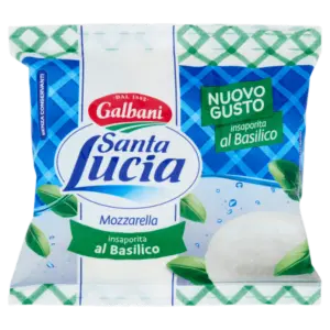 Galbani Santa Lucia Mozzarella insaporita al Basilico - 125g