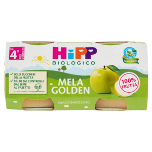 HIPP BIO OMOGENEIZZATO MELA GOLDEN 2 X 80 G