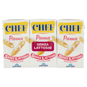 CHEF PANNA SENZA LATTOSIO 3 X 125 ML