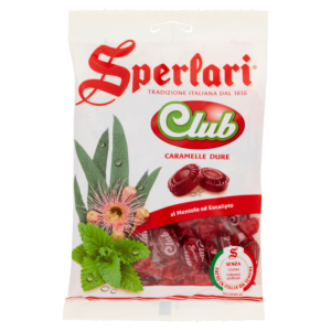 SPERLARI CLUB CARAMELLE DURE AL MENTOLO ED EUCALIPTO 200 G