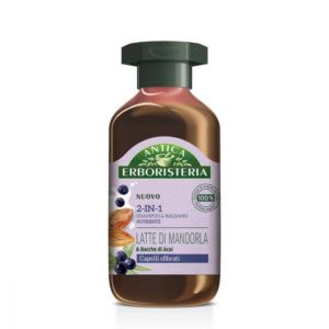 ANTICA ERBORISTERIA 2-IN-1 SHAMPOO & BALSAMO NUTRIENTE LATTE DI MANDORLA & BACCHE DI ACAI 225 ML