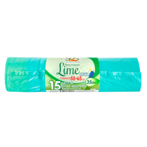 SOS Casa Sacchi Pattumiera Profumati Freschezza Lime 55x65 cm
