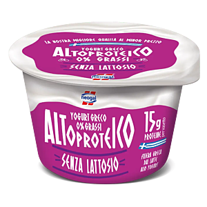 Neogal Yogurt Greco Bianco Senza Lattosio Altoproteico 0% GRASSI 150g