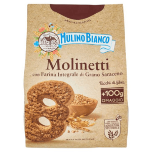 Barilla Mulino Bianco Molinetti con Farina Integrale di Grano Saraceno (800g)