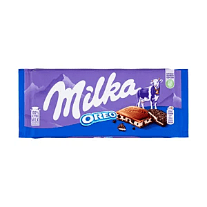 Milka Oreo Tavoletta di Cioccolato al Latte con Pezzi di Biscotto - 100g