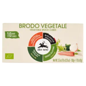 ALCE NERO BRODO VEGETALE DADI 10 X 10 G
