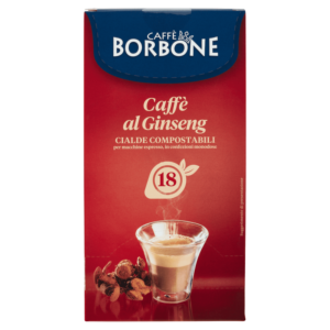CAFFÈ BORBONE CAFFÈ AL GINSENG CIALDE COMPOSTABILI 18 X 7,0 G
