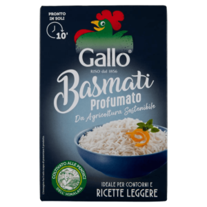 GALLO BASMATI PROFUMATO DA AGRICOLTURA SOSTENIBILE 500 G GALLO