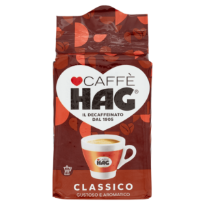 CAFFÈ HAG CLASSICO MACINATO DECAFFEINATO 250 G