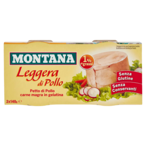 MONTANA LEGGERA DI POLLO 2 X 140 G
