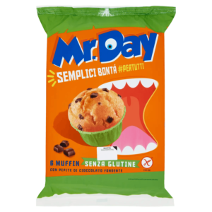 MR.DAY 6 MUFFIN SENZA GLUTINE CON PEPITE DI CIOCCOLATO FONDENTE 6 X 42 G