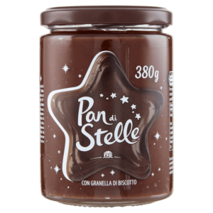 PAN DI STELLE CREMA AL CACAO NOCCIOLE E GRANELLA DI BISCOTTO 380G