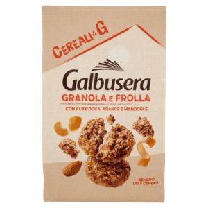 GALBUSERA CEREALI G GRANOLA E FROLLA CON ALBICOCCA, ARANCE E MANDORLE 300 G