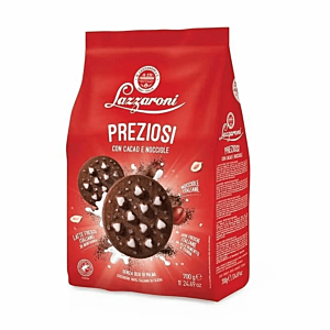 LAZZARONI - PREZIOSI CON CACAO E NOCCIOLE - 700 G