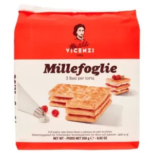 MATILDE VICENZI MILLEFOGLIE 3 BASI TORTA - 250 GR