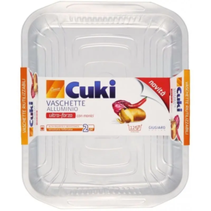 CUKI VASCHETTE ALLUMINIO ULTRA FORZA RS74 - 12 PORZIONI 2PZ