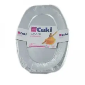 CUKI VASSOIO ALLUMINIO 6 PORZIONI 3PZ