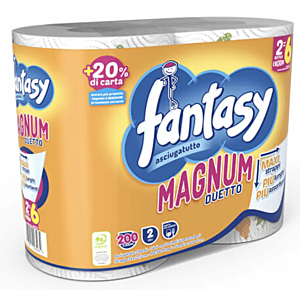 FANTASY ASCIUGATUTTO DUETTO MAGNUM ROTOLONE 2PZ