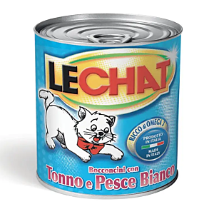 LECHAT BOCCONCINI CON TONNO E PESCE BIANCO 720 G