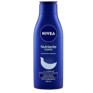 NIVEA CREMA CORPO NUTRIENTE CON OLIO DI MANDORLA PER PELLI SECCHE 250 ML