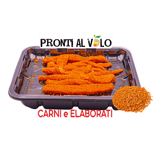 STRIPS DI POLLO STRACCETTI PANATI BACON 300G (NP)