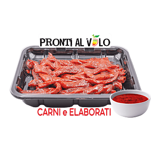 STRIPS DI SUINO STRACCETTI MARINATI PIZZAIOLA 300G (NP)