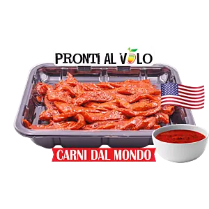 USA BEEF STRIPS STRACCETTI MARINATI ARABESQUE 300G (NP)