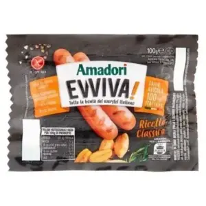 AMADORI WURSTEL EVVIVA POLLO E TACCHINO GR.100