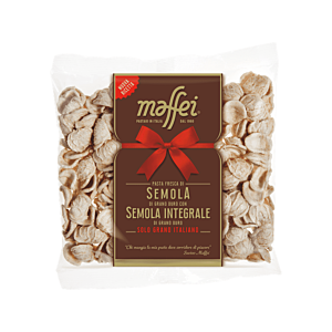 PASTA FRESCA DI SEMOLA DI GRANO DURO CON SEMOLA INTEGRALE 250GR