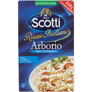 SCOTTI RISO ARBORIO ITALIANO 850 GR
