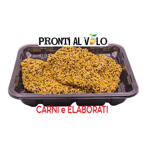 COTOLETTE DI SUINO PANATE SEMI SESAMO 300G (NP)