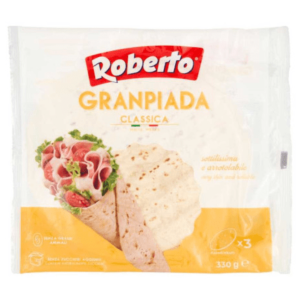 Roberto Granpiada Classica - 330g (Confezione multipack da 3 piadine da 110g ciascuna)