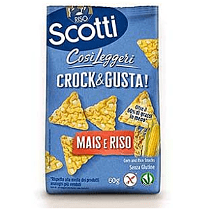 Riso Scotti Crock & Gusta Mais e Riso Triangoli Snack