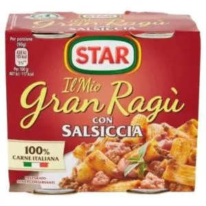 STAR IL MIO GRAN RAGÙ CON SALSICCIA 2 X 180 G