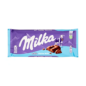 Milka Bubbly Tavoletta di Cioccolato al Latte 100% Alpino - 90g