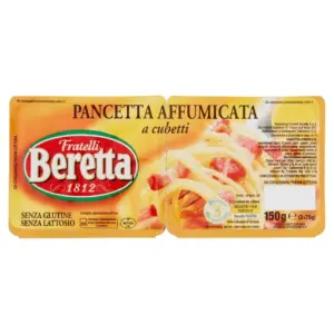 BERETTA PANCETTA A DADI AFFUMICATA 150g