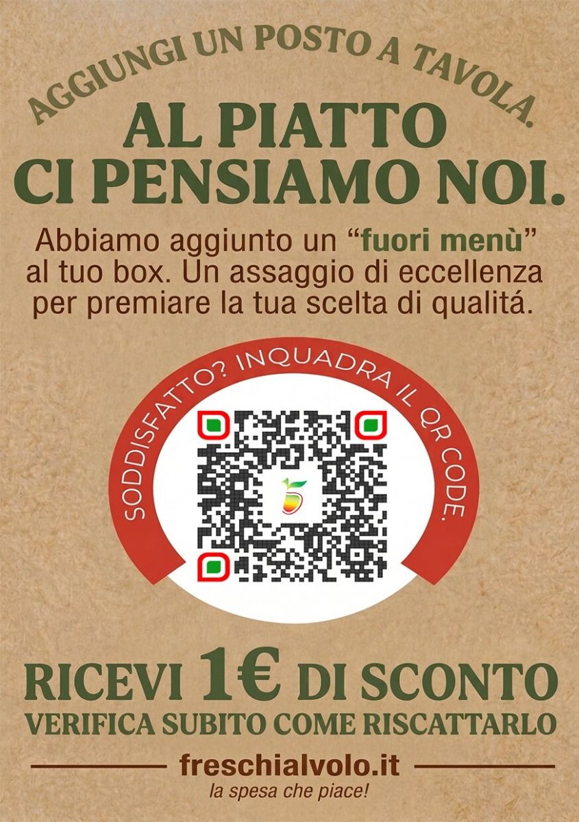 Buono Sconto 1 Euro Prontialvolo Freschialvolo
