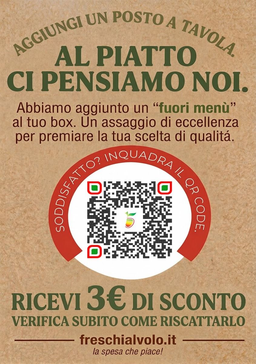 Buono Sconto 3 Euro Prontialvolo Freschialvolo